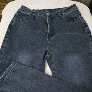Classic High-Rise Dark Wash Jeans